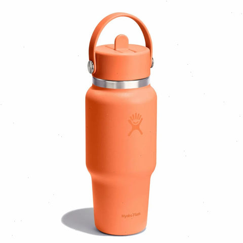 24 oz Wide Mouth Travel Bottle with Flex Straw Cap